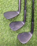Cobra - SB2 Black Wedge Set - 50V, 54V, 58W - KBS Hi-Rev 2.0 Black - RH - VERY GOOD (USED)