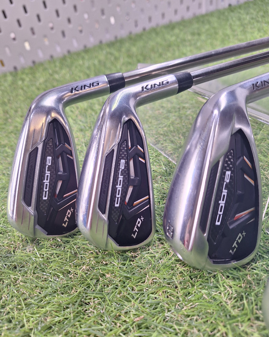 2022 Cobra LTDx Iron Set 5H, 6-PW, GW, SW A Flex (USED)