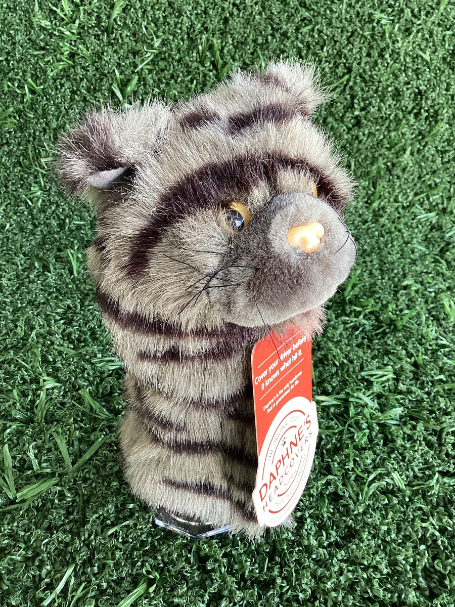 Grey Teddy Cat Hybrid Headcover Daphne