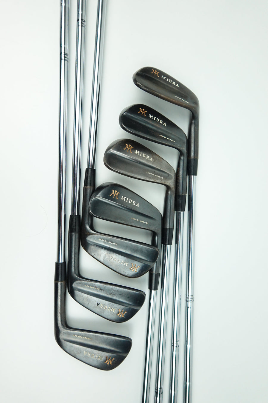 Miura Limited Forged Black 4-PW Iron Set 4-PW Stiff (USED) Miura