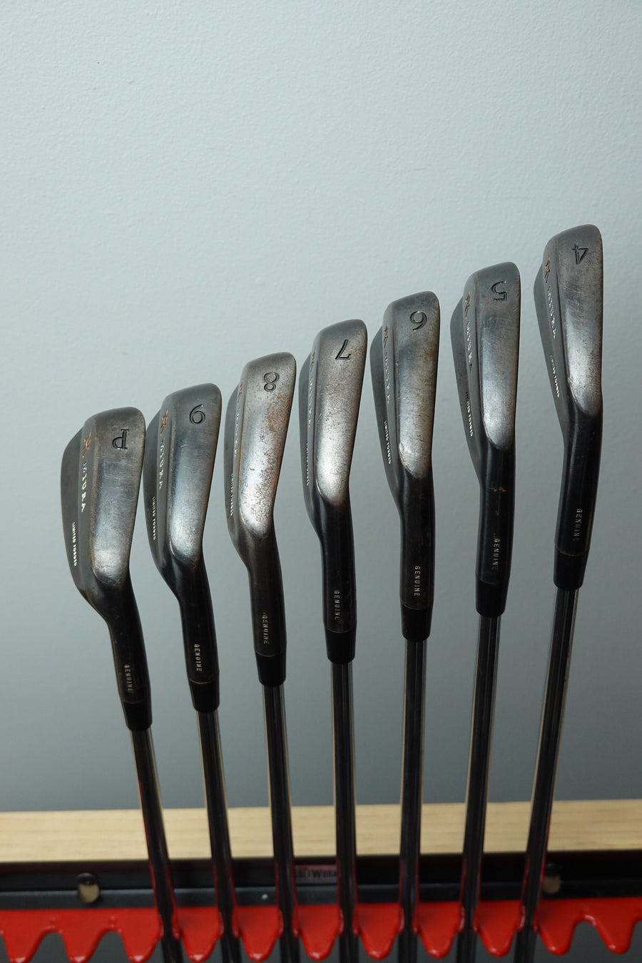 Miura Limited Forged Black 4-PW Iron Set 4-PW Stiff (USED) Miura