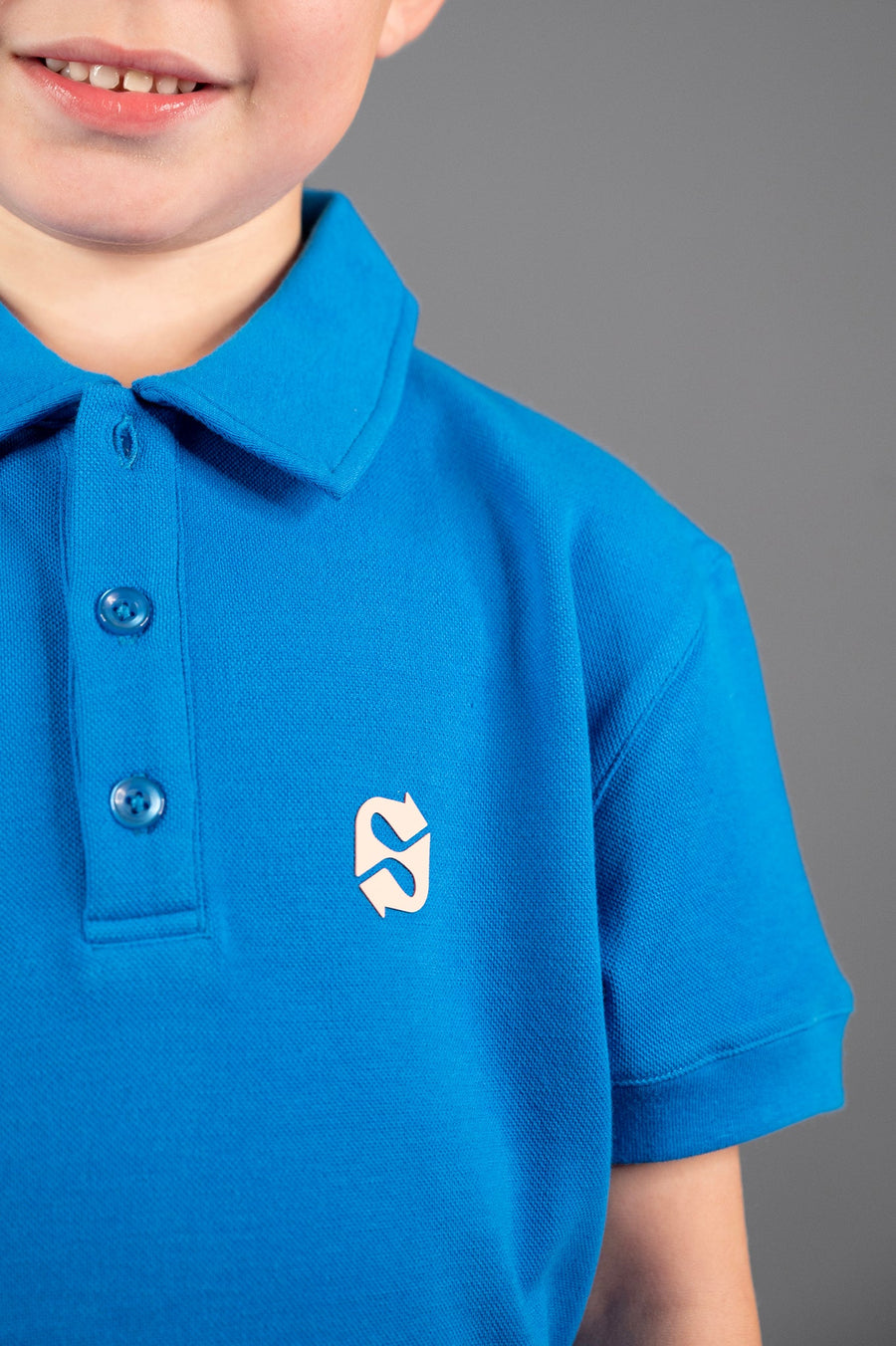 STYKZ Junior Blue Flag Polo