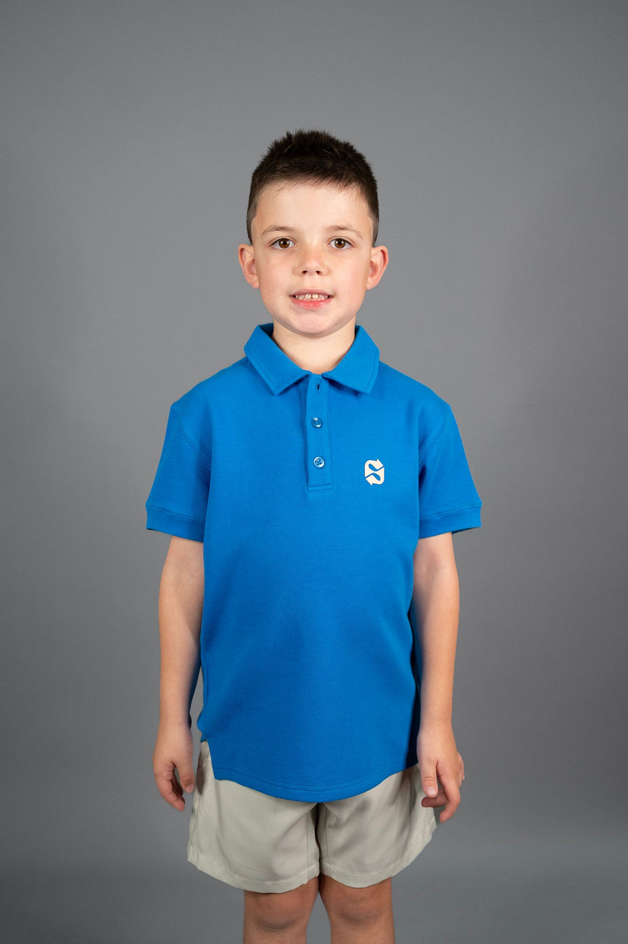 STYKZ Junior Blue Flag Polo