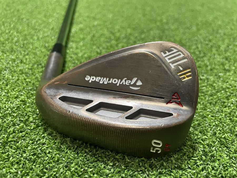 TaylorMade Milled Grind Hi-Toe Wedge 50 (USED) - clubface