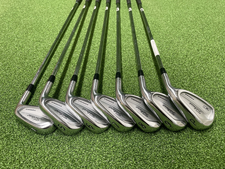 2015 Titleist CB 716 4-9, PW Iron Set - clubface
