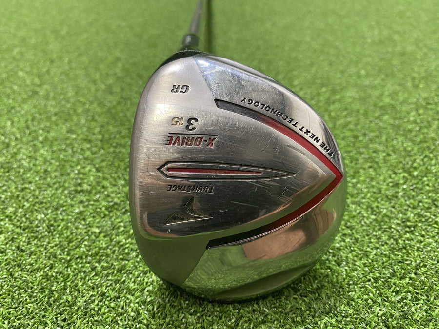 Bridgestone TourStage X-Drive #3 Fairway 15° Stiff (USED) - clubface