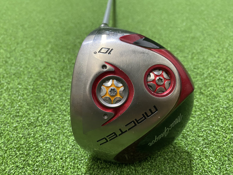MacGregor Mactec Driver 10° Stiff (USED) - clubface