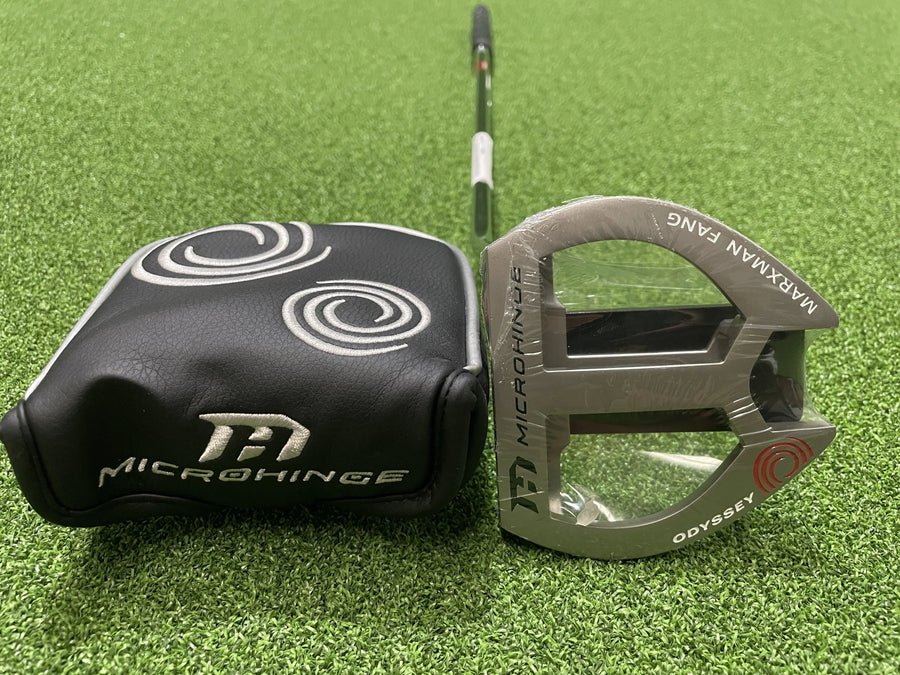 Odyssey Microhinge Marxman Fang Putter 34" (NEW) - face