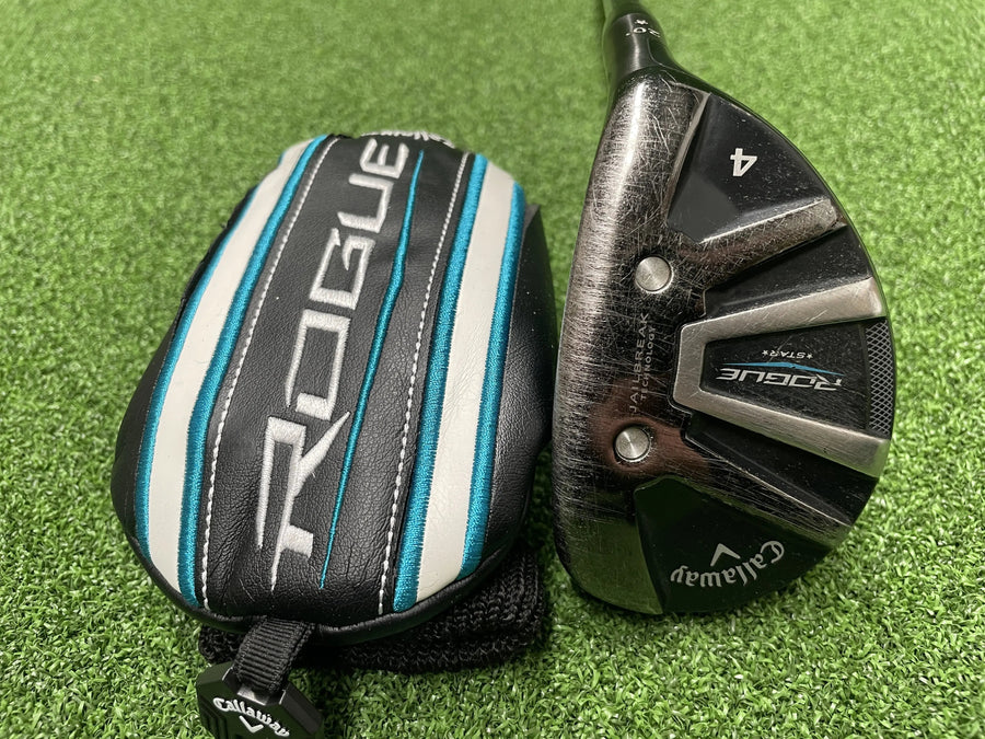 2018 Callaway Rogue Star 20° 4 Hybrid With Headcover - clubface