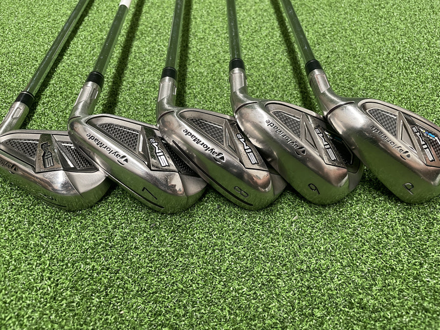 2021 TaylorMade SIM 2 Max OS 6-9, PW Iron Set - clubface