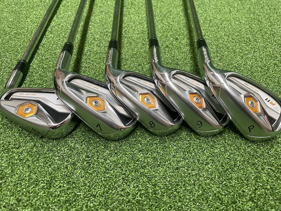 TaylorMade R11 6-9, PW Iron Set - clubface