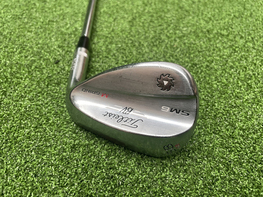 Titleist Vokey Design SM6 Wedge 58M (USED) - clubface