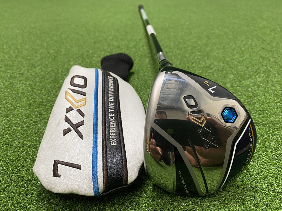XXIO Rebound Frame #7 Wood 20° Stiff With Headcover (EXCELLENT) - clubface