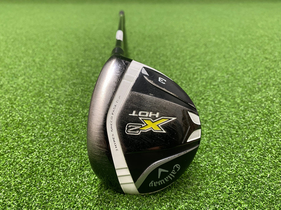 Callaway X2 Hot 3 Fairway 15° Regular (USED) - clubface
