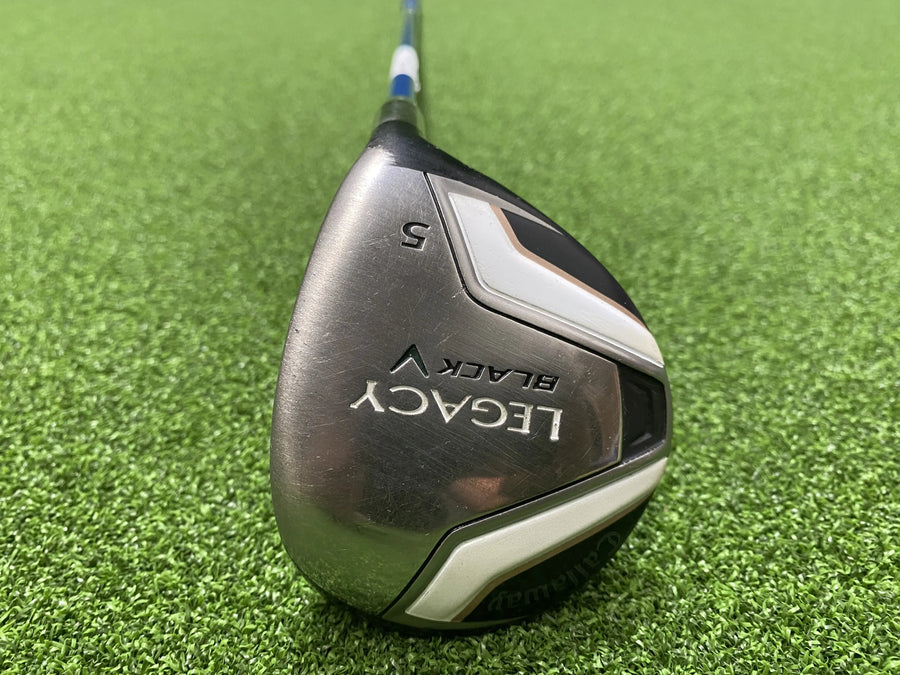 2011 Callaway Legacy Black 5 Fairway 18° Stiff (USED) - clubface