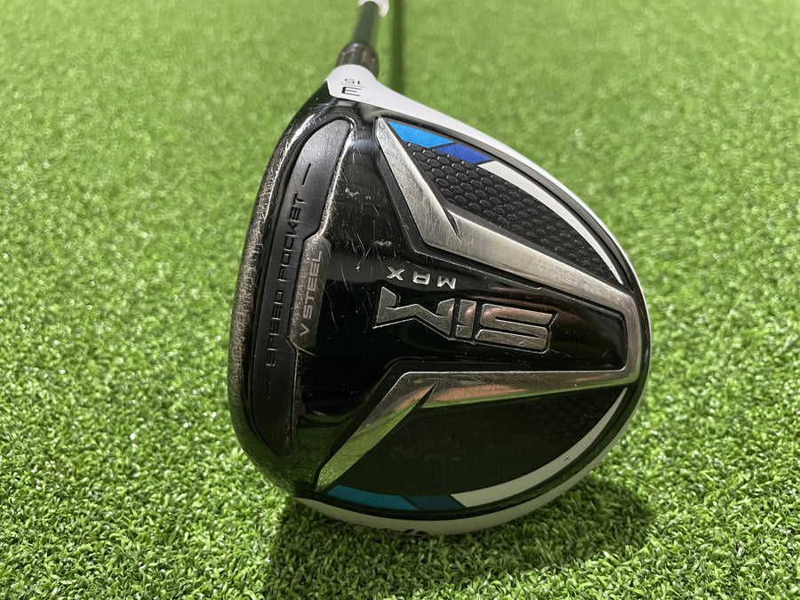 2020 TaylorMade Sim Max 15° 3 Wood (USED) - front view