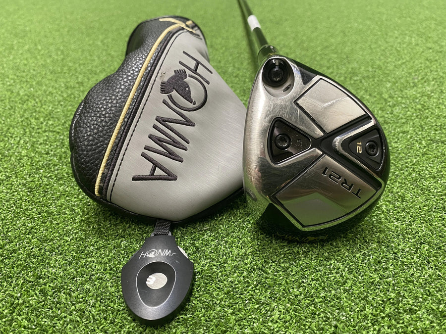 HONMA Tour World TR21 15° 3 Wood With Headcover (USED) - front view