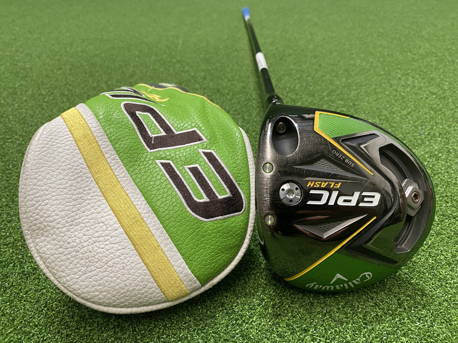2019 Callaway Epic Flash Sub Zero 9° Driver With Headcover (EXCELLENT) - front view