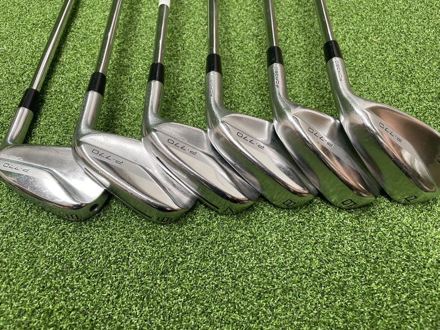 2020 TaylorMade P770 5-9, PW Iron Set - clubface