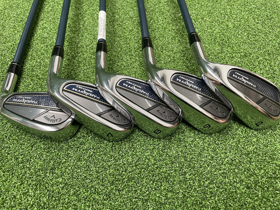2023 Callaway Paradym Max Fast 6-9, PW Iron Set (GRAPHITE) - clubface