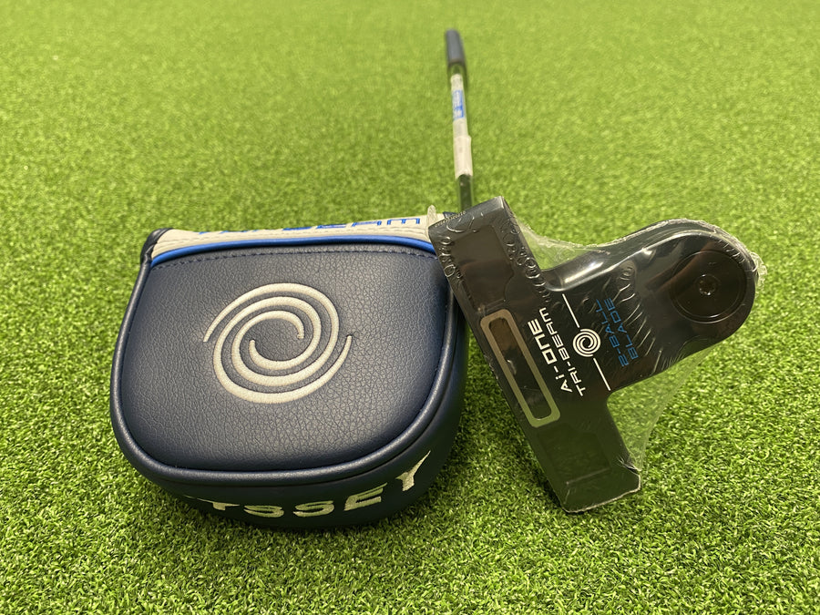 Odyssey Ai-One Tri-Beam 2-Ball Blade Putter (NEW) - front view