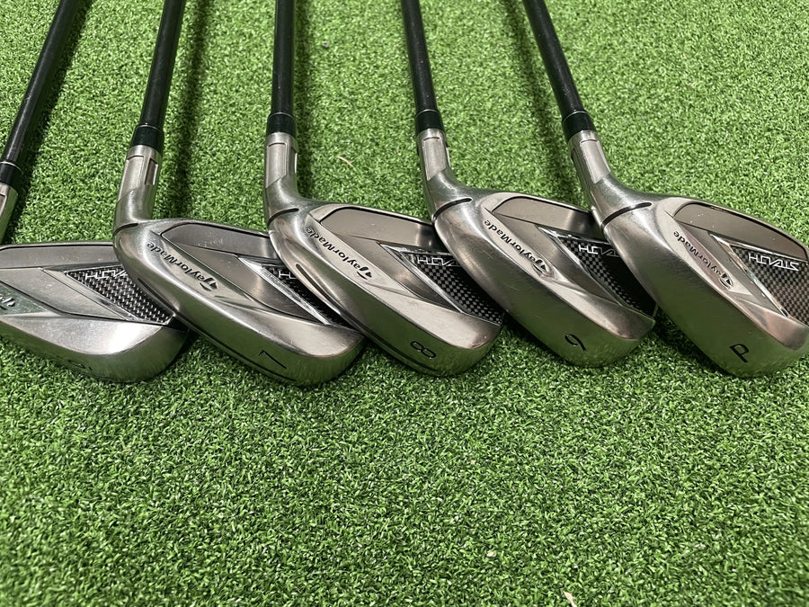 2022 TaylorMade Stealth 6-9, PW Iron Set - clubface