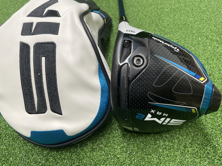 2021 TaylorMade SIM 2 Max 9° Driver With Headcover - clubface