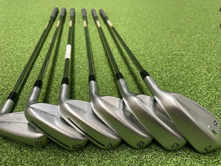 2023 TaylorMade P770 5-9, PW Iron Set (USED) - full set view