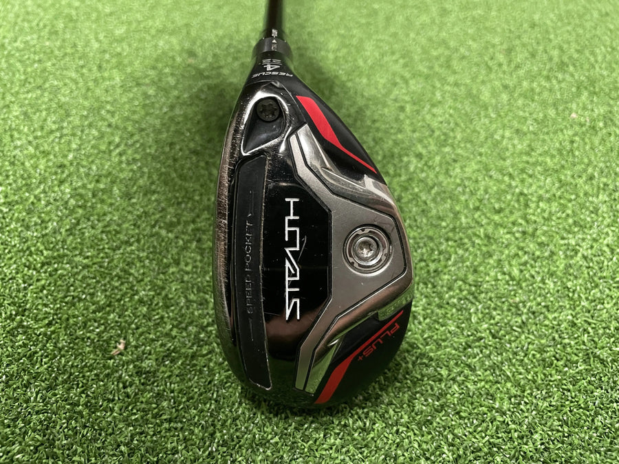 2022 TaylorMade Stealth Plus 22° 4 Hybrid - clubface