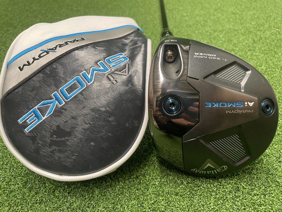 2024 Callaway Paradym Ai Smoke Ti 340 Mini Driver (EXCELLENT) - clubface