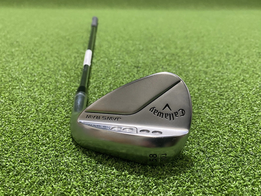 Callaway Jaws Raw 58° Wedge (USED) - front view