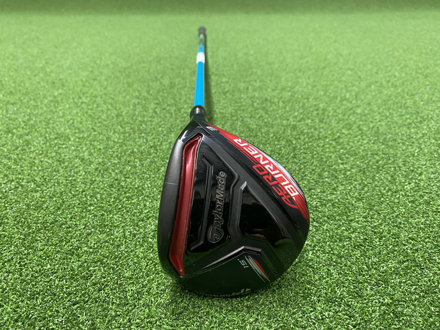 TaylorMade AeroBurner Black #3 Fairway 15° Stiff (USED) - front view