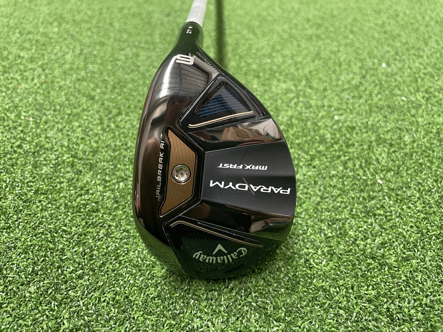 Callaway Paradym Max Fast 27° Ladies 6 Hybrid (EXCELLENT) - clubface