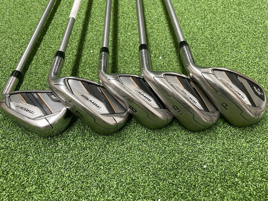 2020 Callaway Mavrik Max 6-9, PW Iron Set - clubface
