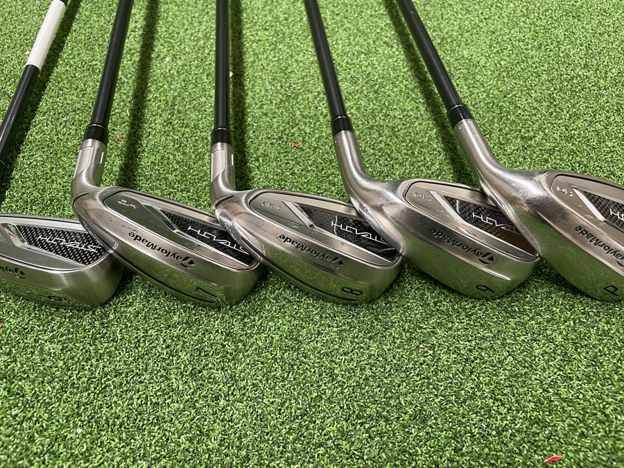 2023 TaylorMade Stealth HD 6-9, PW Iron Set - clubface