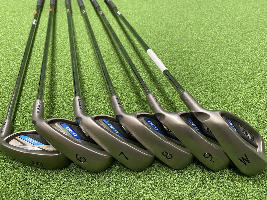 PING G30 Iron Set 5-PW Stiff (USED) - front view