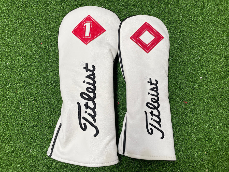 Titleist Headcovers - White Titleist