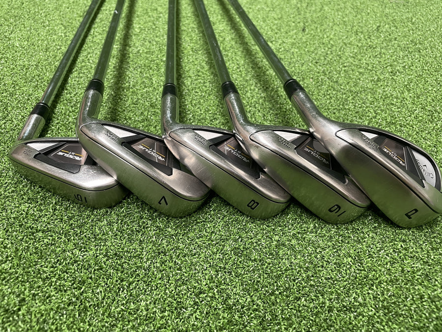 Callaway Rogue ST 6-9, PW Iron Set (EXCELLENT) - clubface
