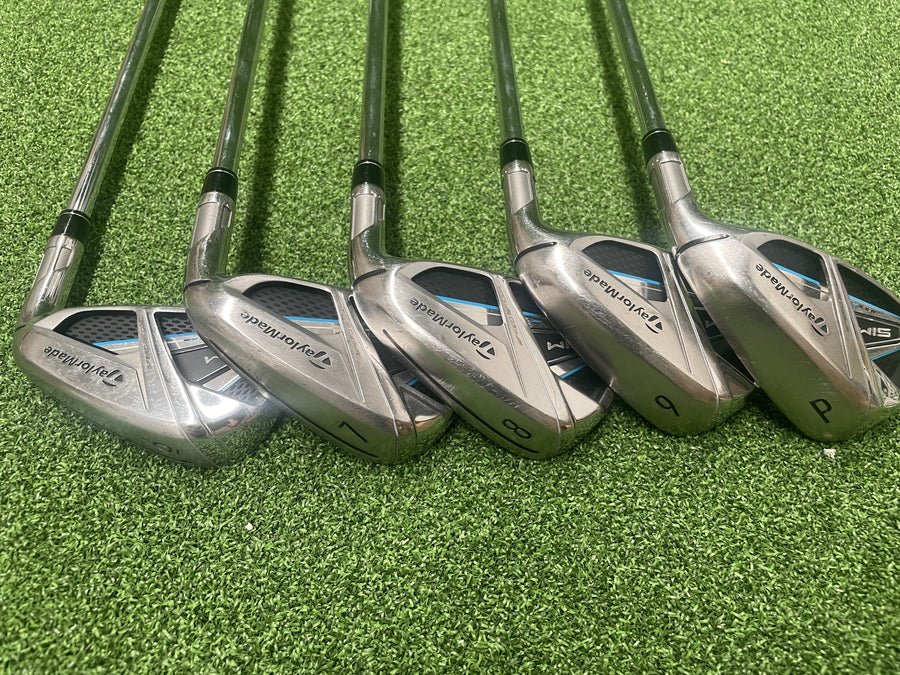 2020 TaylorMade SIM Max 6-9, PW Iron Set - clubface