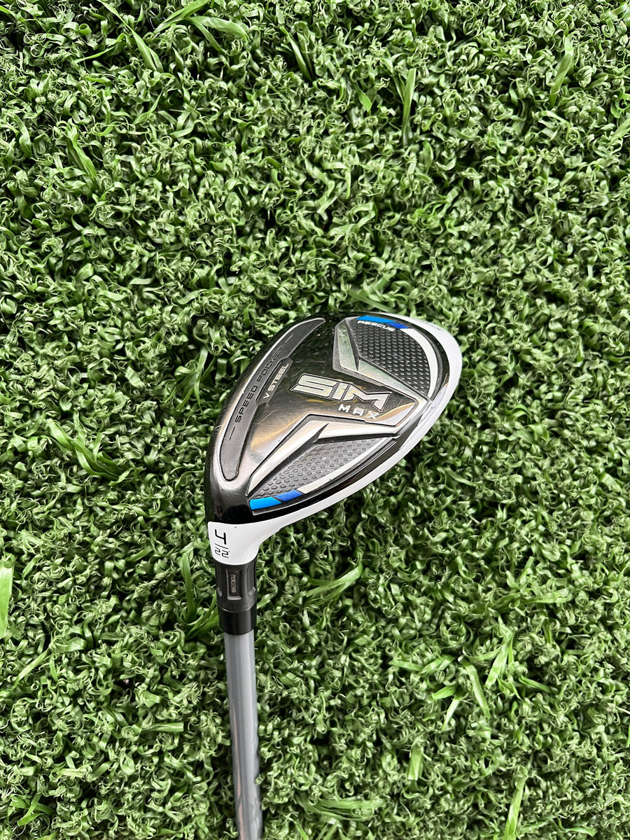 TaylorMade SIM MAX #4 Hybrid 22° Extra Stiff (Used) LEFT Left Handed TaylorMade