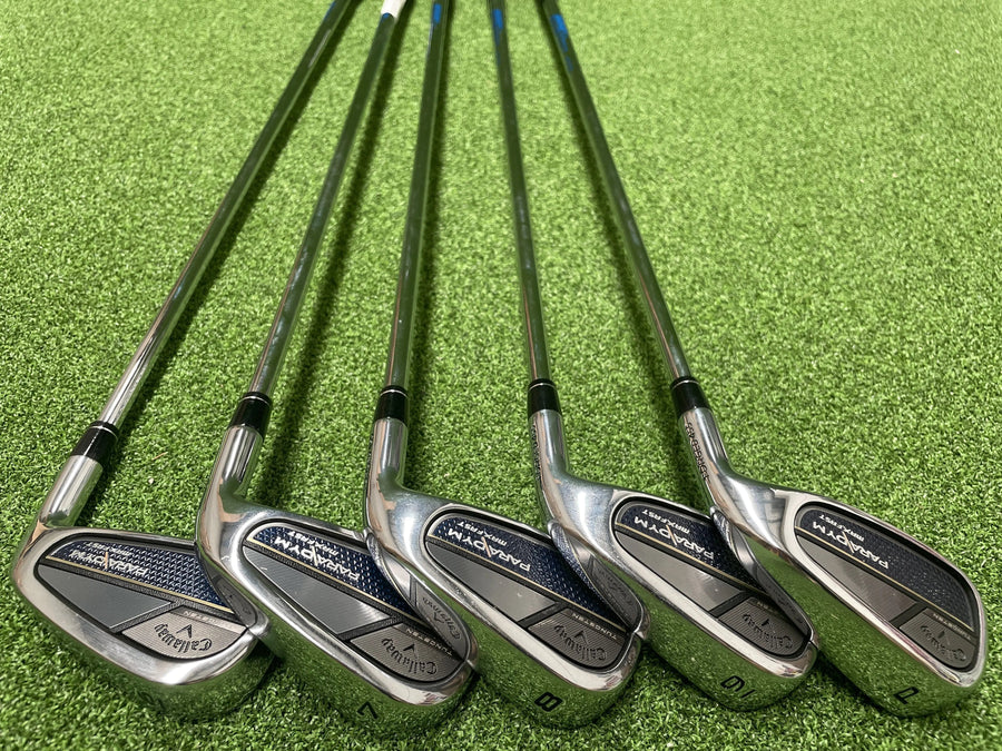 2023 Callaway Paradym Max Fast 6-9, PW Iron Set - clubface