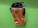 Malbon Orange Leather 5-Way Stand Bag (USED)