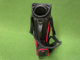 Ellesse Black/Red 6-Way Stand Bag *Like New* *No Rain Cover*
