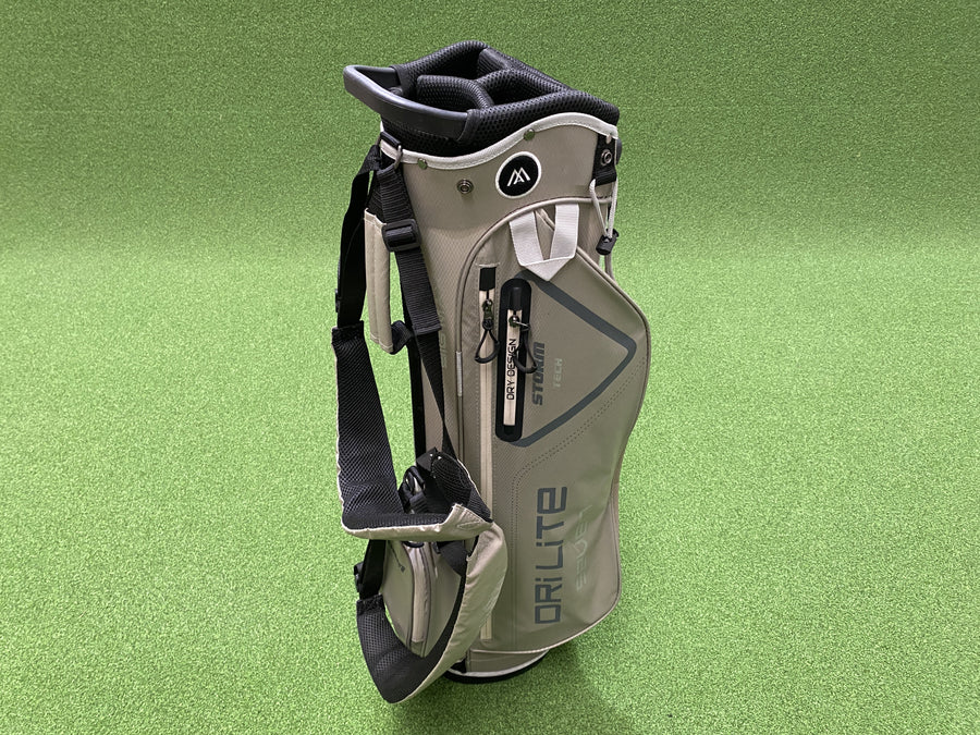 Big Max Dri-Lite Seven Storm 4-Way Stand Bag With Raincover (LIKE NEW) - front view
