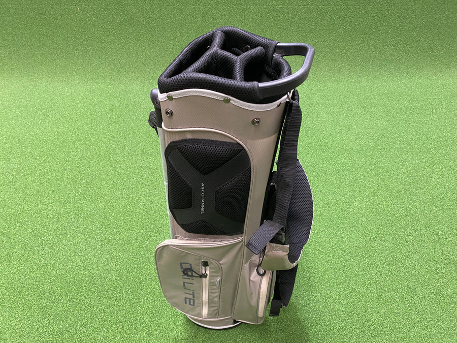Big Max Dri-Lite Seven Storm 4-Way Stand Bag With Raincover (LIKE NEW) - top divider