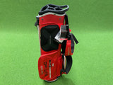 Big Max Dri Lite Seven Red/Black 4-Way Stand Bag with Raincover *Like New*