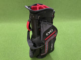 Tommy Armour Evo Black/Red 6-Way Stand Bag With Raincover *Like New*