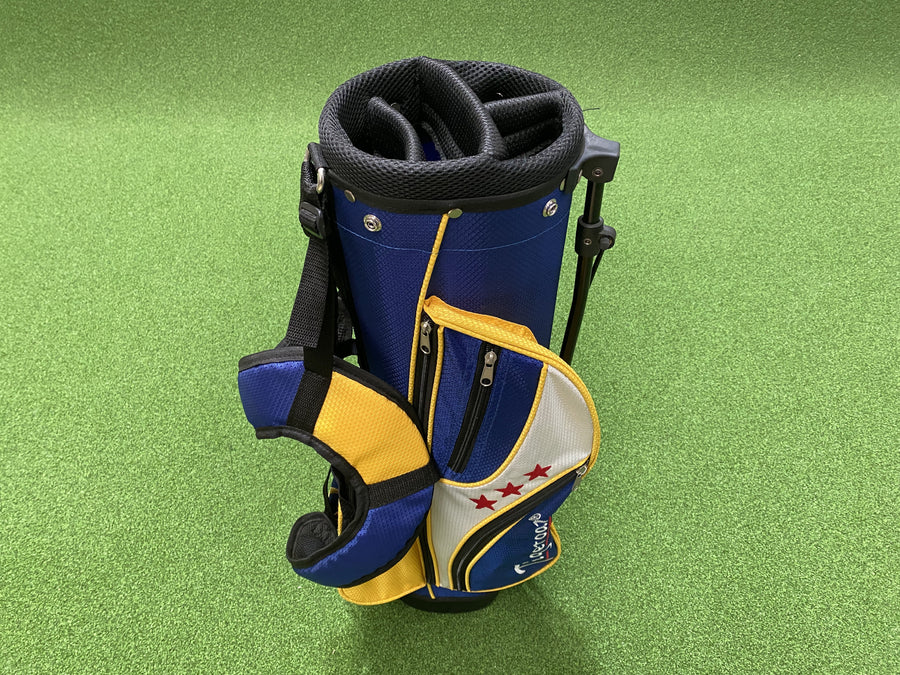 Tigeroar Junior 9-12 5-Way Stand Bag (LIKE NEW) - front view