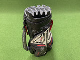 Big Max Aqua Silencio 4 Red/White/Black 14-Way Cart Bag with Raincover (USED)