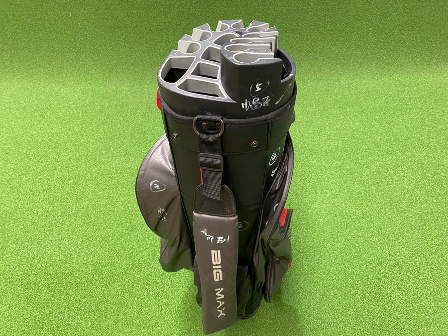 Big Max Aqua Silencio 4 14-Way Cart Bag with Raincover (USED) - side view